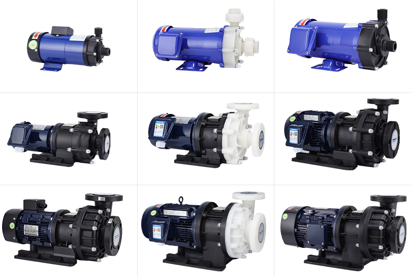 創(chuàng)升磁力泵可根據(jù)工況選擇各種泵體材質(zhì)